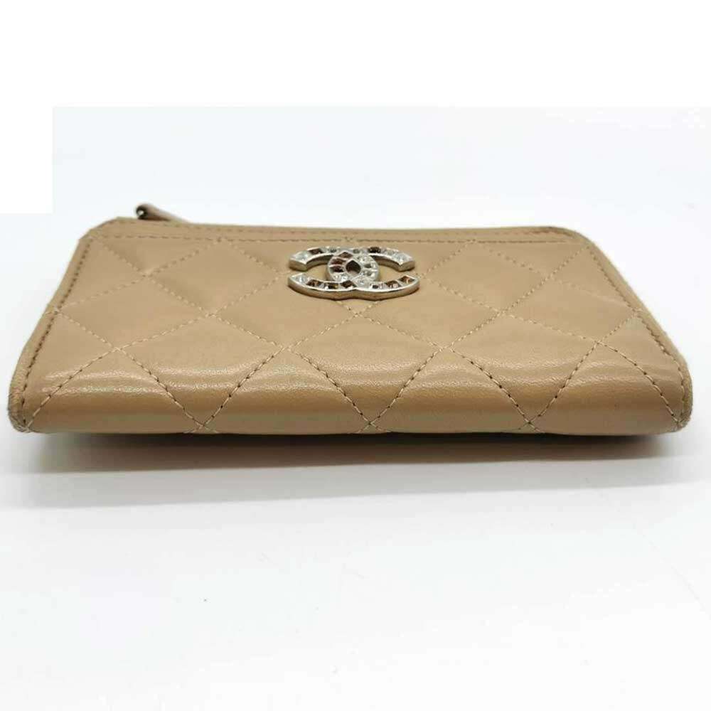 CHANEL Brown Lambskin Leather Logo Mini Bag - Picture 3 of 7